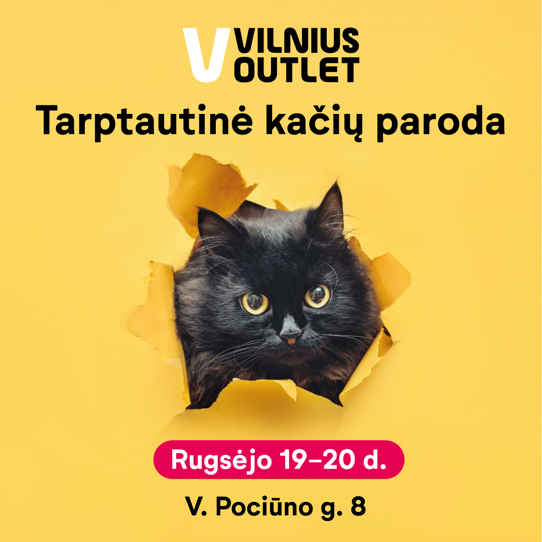 Nemokama edukacinė, tarptautinė kačių paroda. Rugsėjo 19-20d.