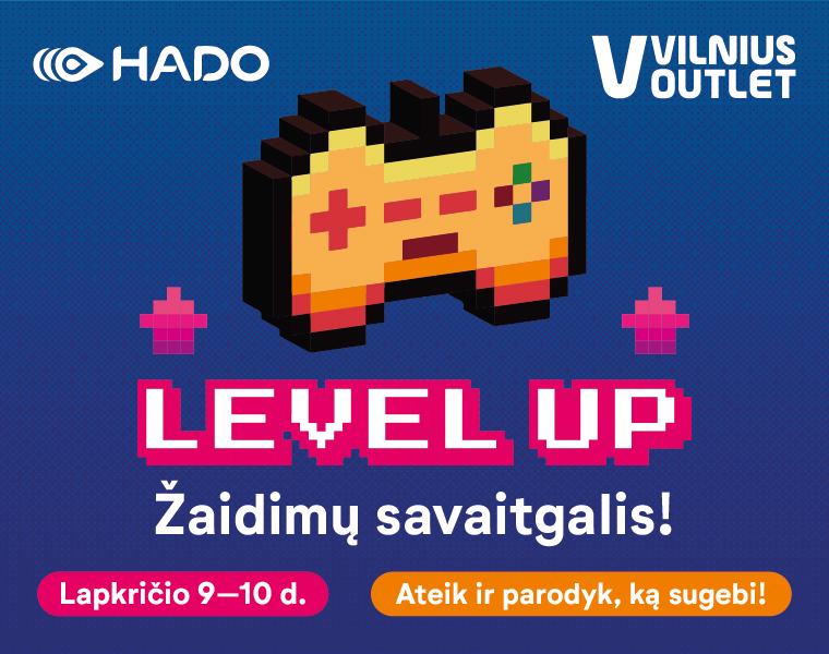 „LEVEL UP” ŽAIDIMŲ SAVAITGALIS