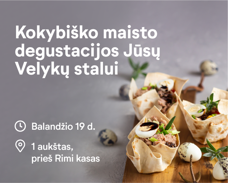 VELYKINĖ DEGUSTACIJA